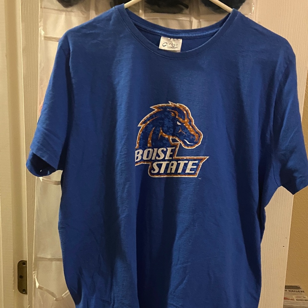 Port and Company Royal Blue Boise State Tee